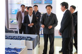 2018年10月26日，龍口市市委書記韓世軍、龍口市高新區黨工委書記霍樹春來雙鷹參觀指導